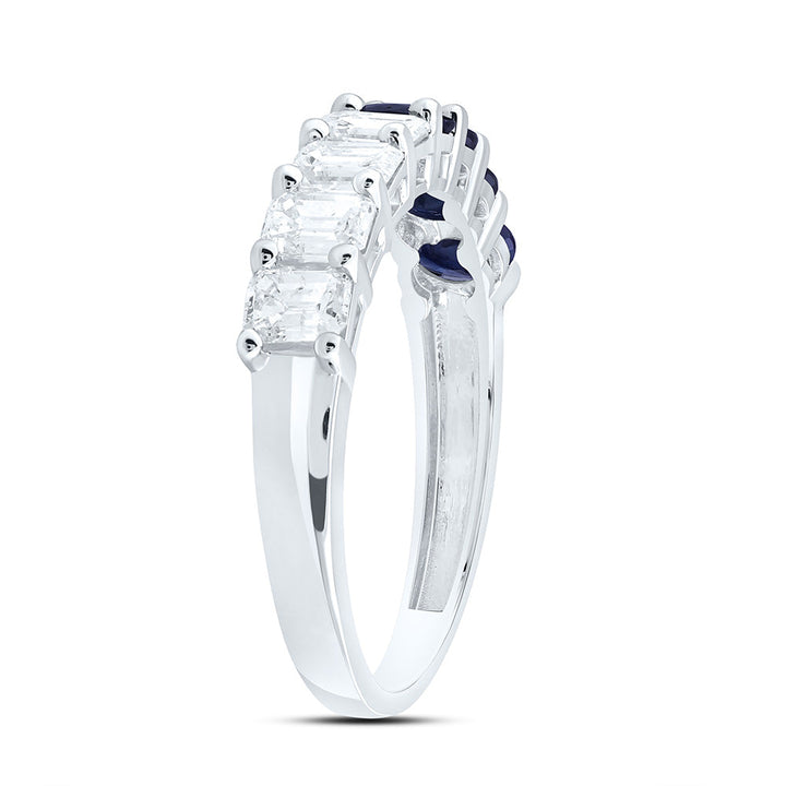1 CTW-NAT DIA ANA M  3/4CT-OV-BS NAT GEM BAND Daisy Joyeria