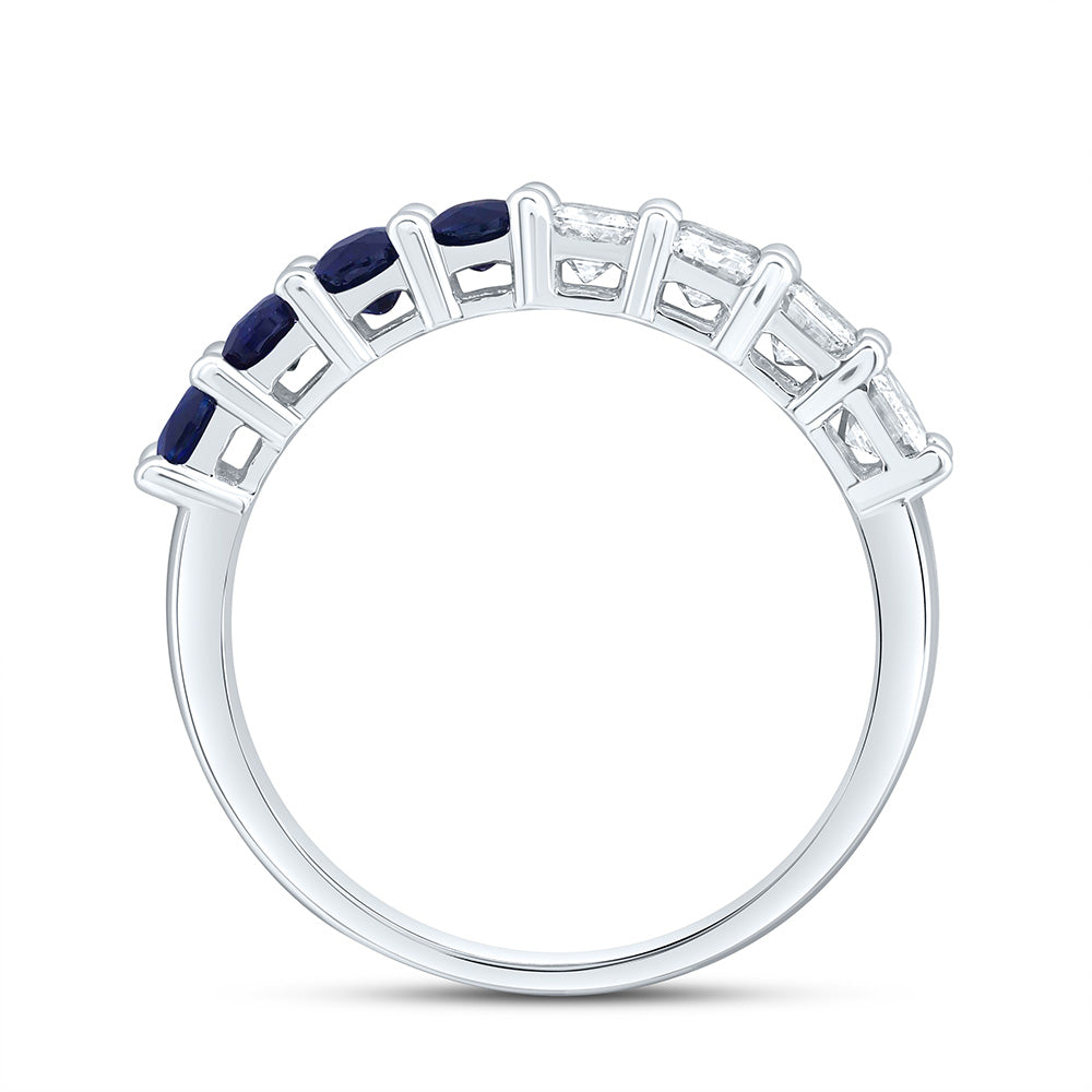 1 CTW-NAT DIA ANA M  3/4CT-OV-BS NAT GEM BAND Daisy Joyeria