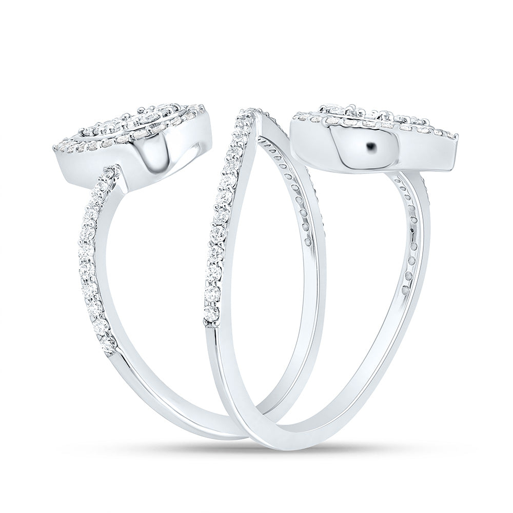 3/4CTW-NAT DIA ANA M FASHION PEAR RING Daisy Joyeria