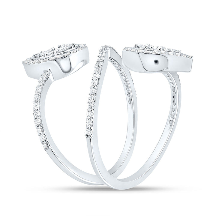 3/4CTW-NAT DIA ANA M FASHION PEAR RING Daisy Joyeria
