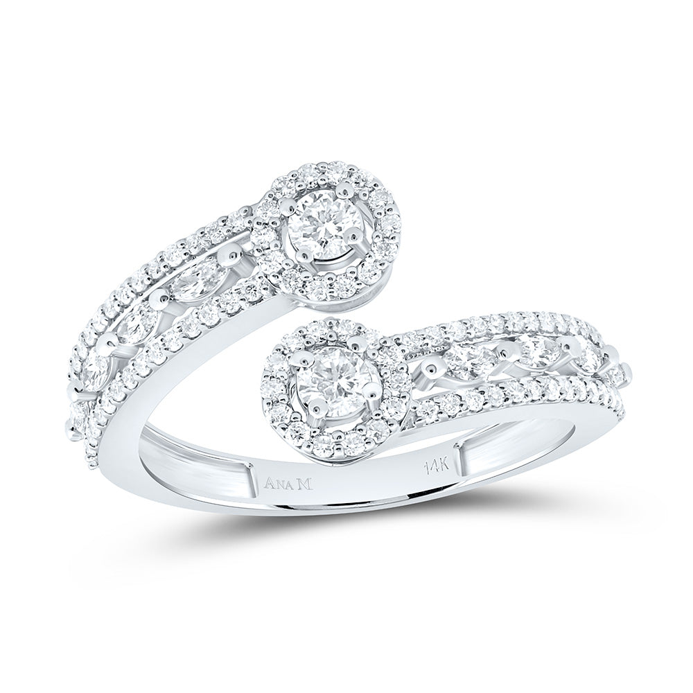 3/4CTW-NAT DIA ANA M FASHION ROUND RING Daisy Joyeria