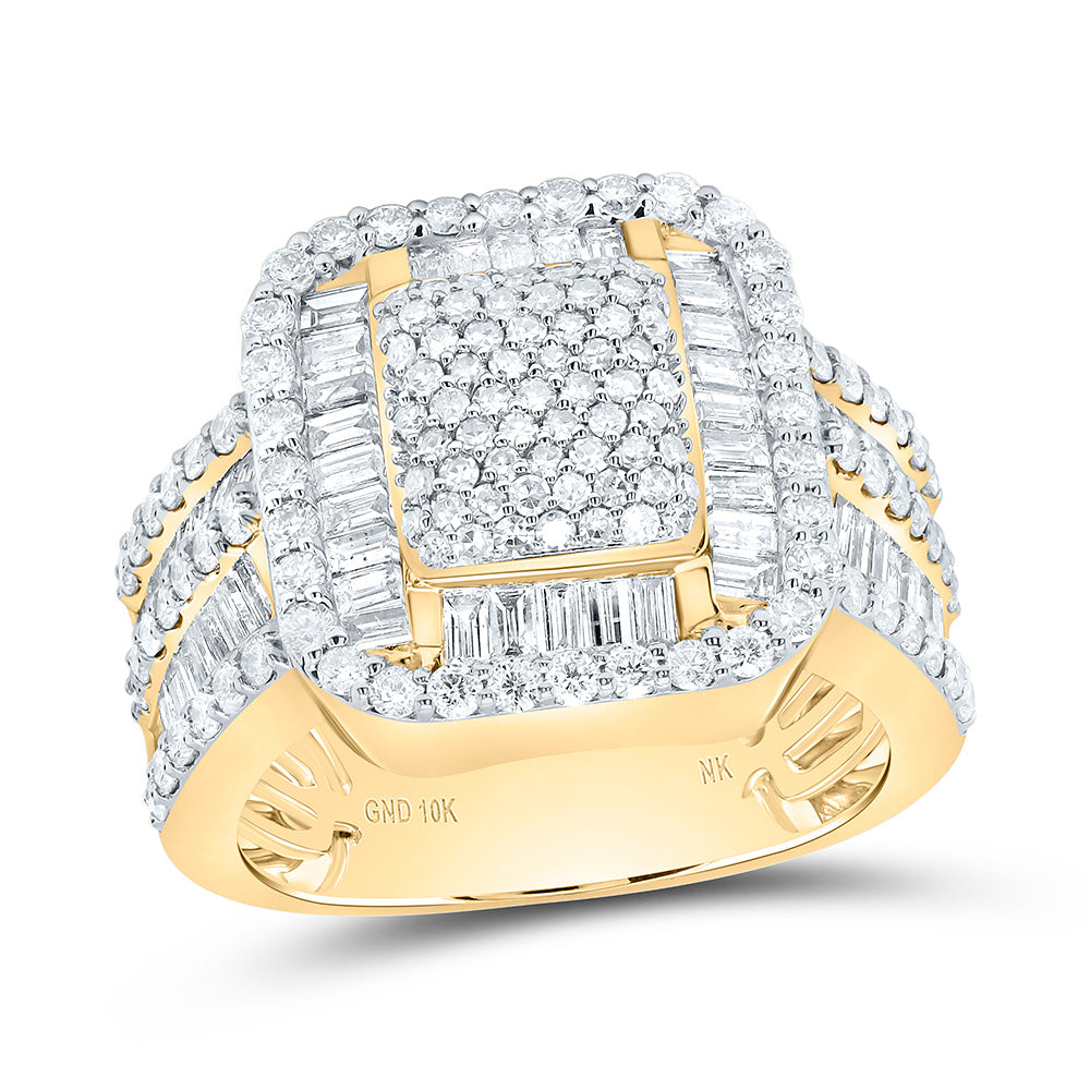 2 1/4CTW-NAT DIA NK FASHION RING Daisy Joyeria