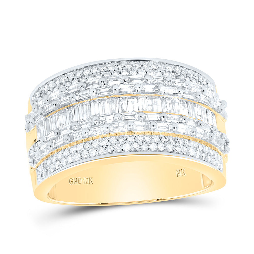 1 3/4CTW-NAT DIA NK MENS BAND Daisy Joyeria