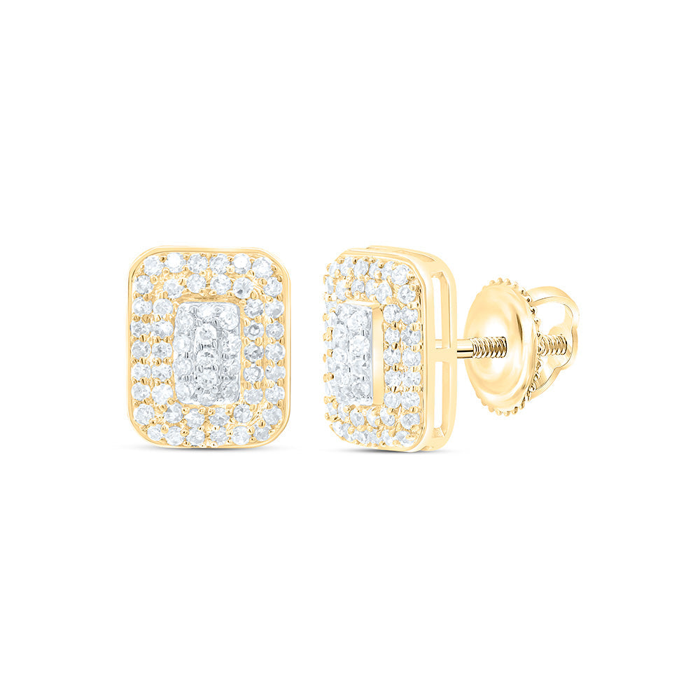 1/3CTW-NAT DIA NK FASHION EMERALD EARRING Daisy Joyeria