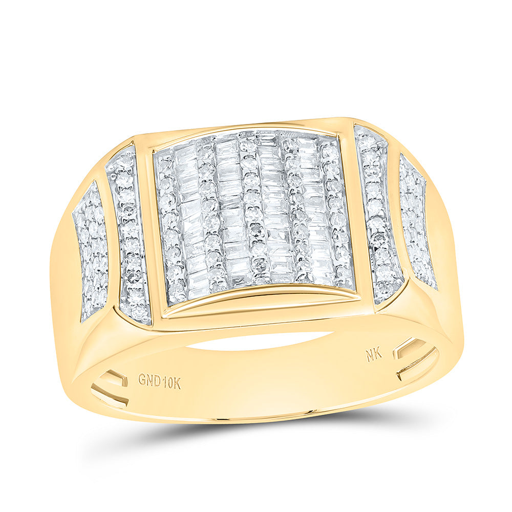 5/8CTW-NAT DIA NK MENS RING Daisy Joyeria