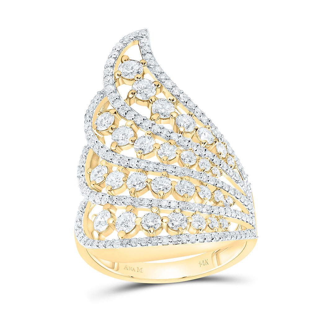 1 3/4CTW-NAT DIA ANA M FASHION RING Daisy Joyeria