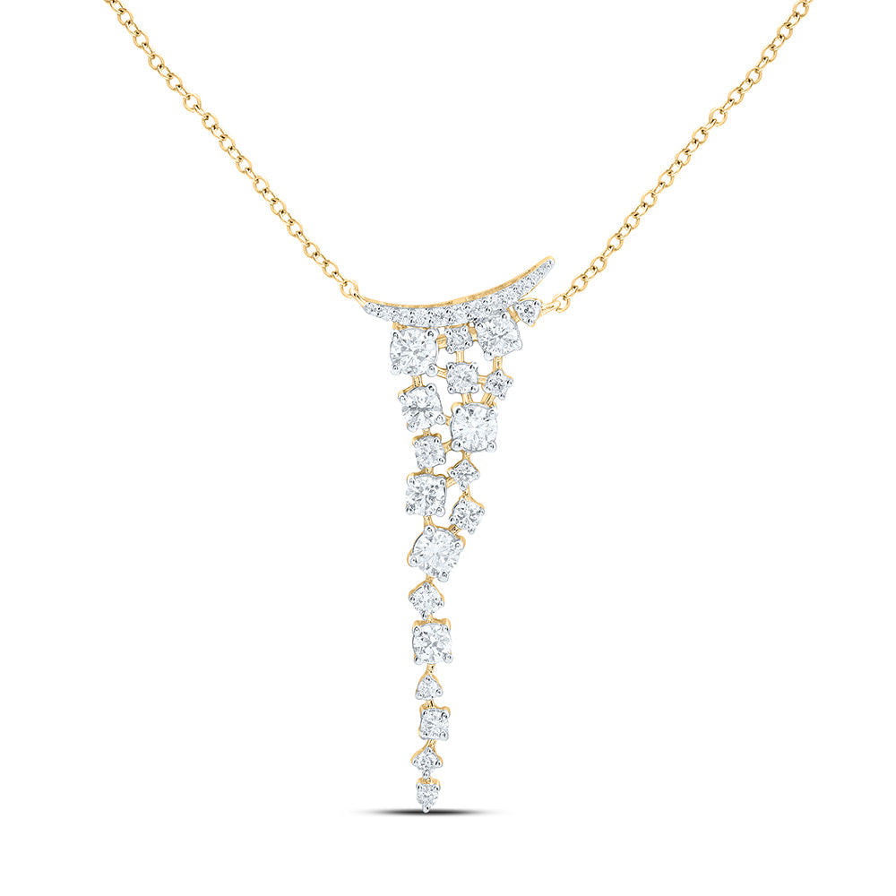 7/8CTW-NAT DIA ANA M FASHION NECKLACE (18 INCH) Daisy Joyeria