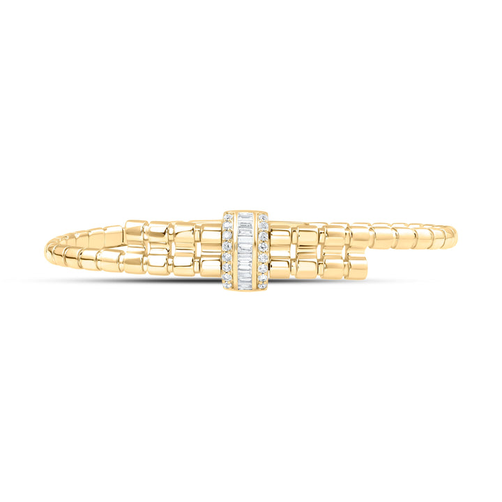 1/2CTW-NAT DIA ANA M FASHION BANGLE (65X55MM) Daisy Joyeria