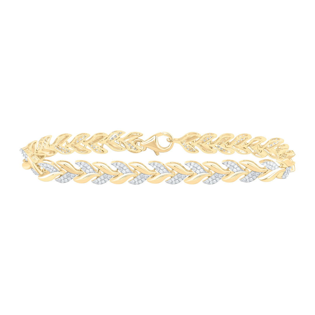 7/8CTW-NAT DIA CN FASHION BRACELET (7 INCH) Daisy Joyeria