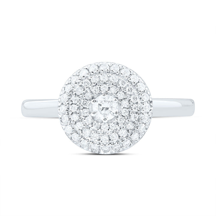 1/3CTW-NAT DIA CN FASHION ROUND RING Daisy Joyeria