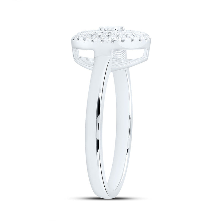1/3CTW-NAT DIA CN FASHION ROUND RING Daisy Joyeria