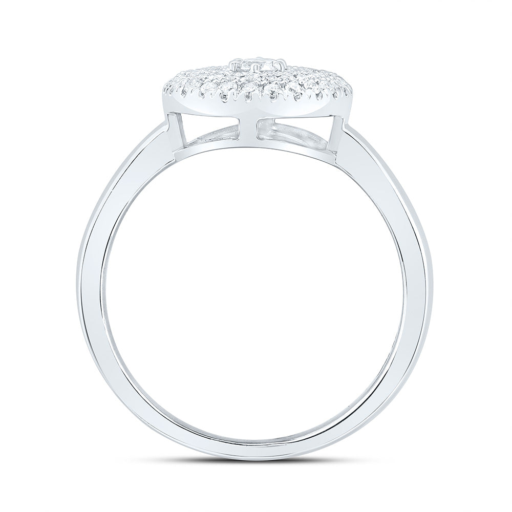 1/3CTW-NAT DIA CN FASHION ROUND RING Daisy Joyeria