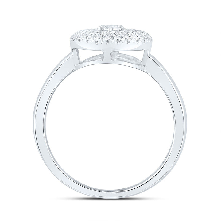 1/3CTW-NAT DIA CN FASHION ROUND RING Daisy Joyeria