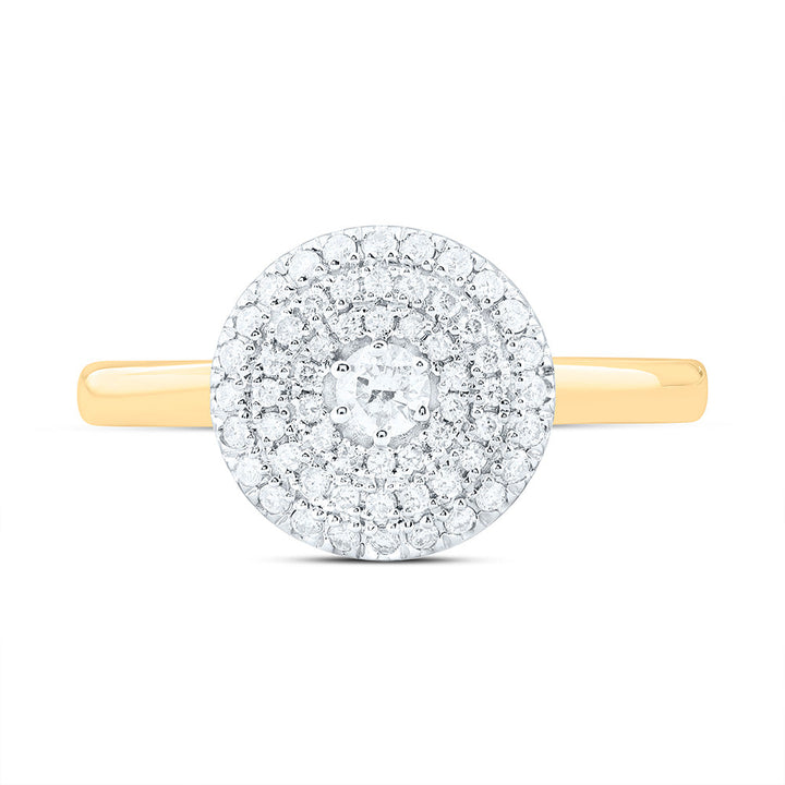 1/3CTW-NAT DIA CN FASHION ROUND RING Daisy Joyeria