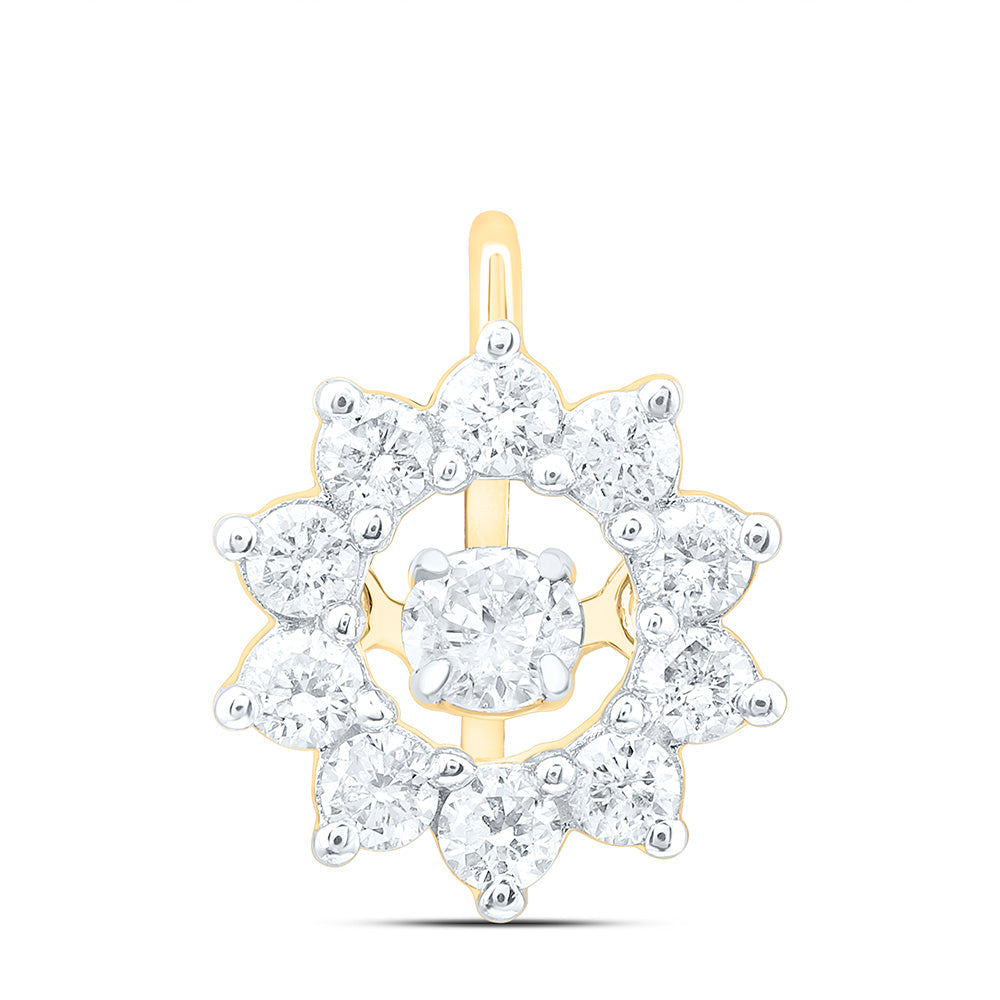 1/4CTW-NAT DIA CN TWINKLE FASHION PENDANT Daisy Joyeria