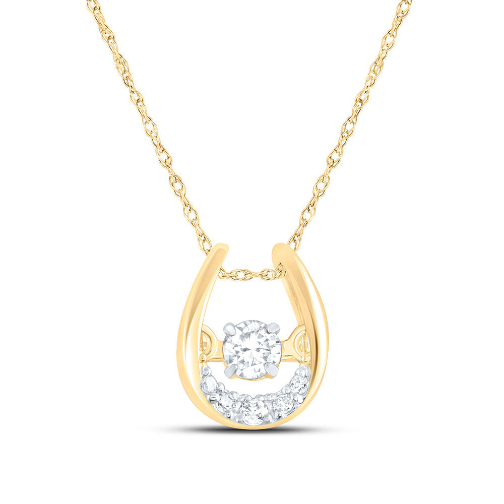 1/10 CTW-NAT DIA CN TWINKLE FASHION PENDANT Daisy Joyeria