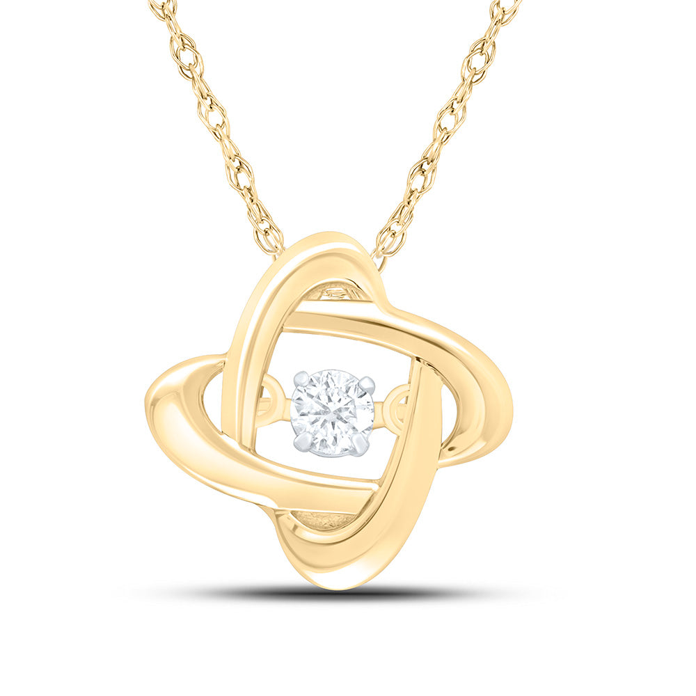 1/12CTW-NAT DIA CN TWINKLE FASHION PENDANT Daisy Joyeria