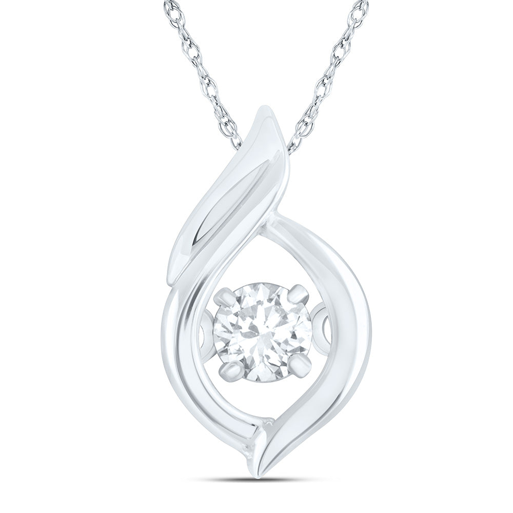 1/12CTW-NAT DIA CN TWINKLE FASHION PENDANT Daisy Joyeria
