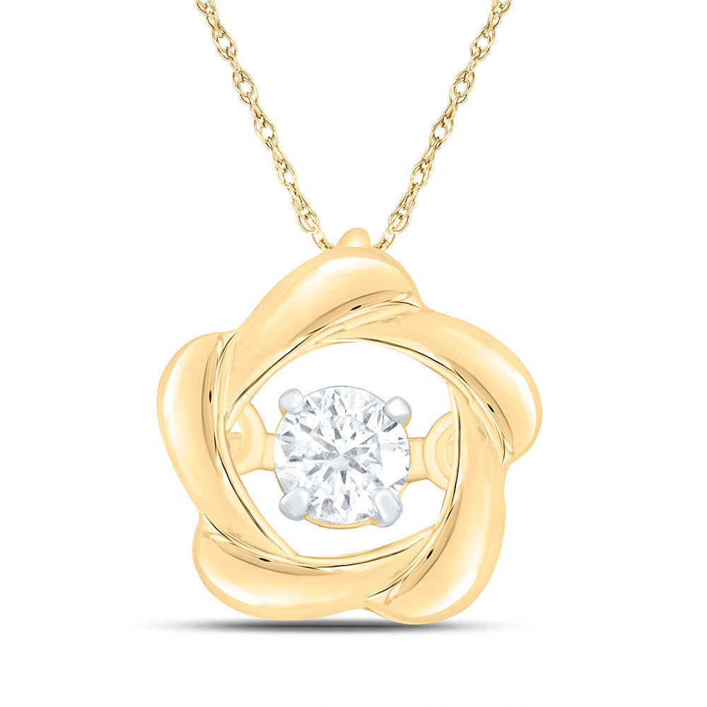 1/12CTW-NAT DIA CN TWINKLE FASHION PENDANT Daisy Joyeria