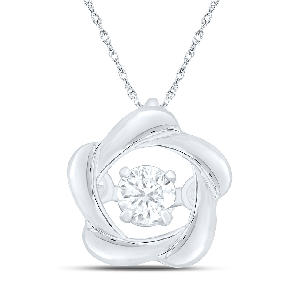 1/12CTW-NAT DIA CN TWINKLE FASHION PENDANT Daisy Joyeria