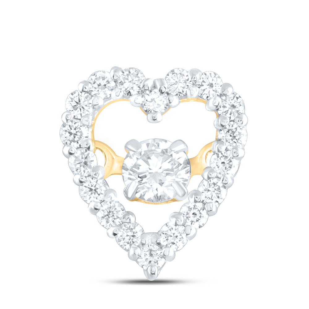1/5CTW-NAT DIA CN TWINKLE FASHION HEART PENDANT Daisy Joyeria