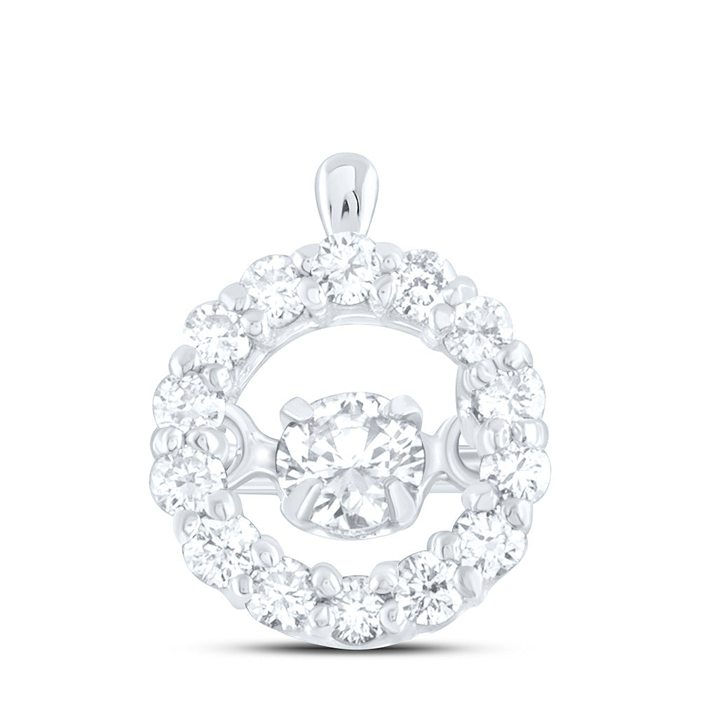 1/4CTW-NAT DIA CN TWINKLE FASHION ROUND PENDANT Daisy Joyeria
