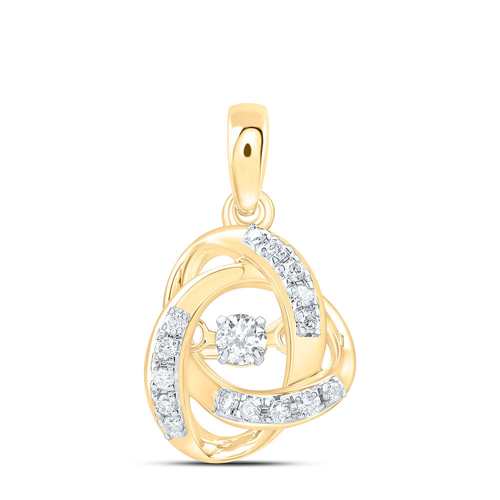 1/6CTW-NAT DIA CN TWINKLE FASHION PENDANT Daisy Joyeria