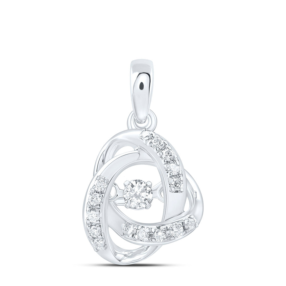 1/6CTW-NAT DIA CN TWINKLE FASHION PENDANT Daisy Joyeria