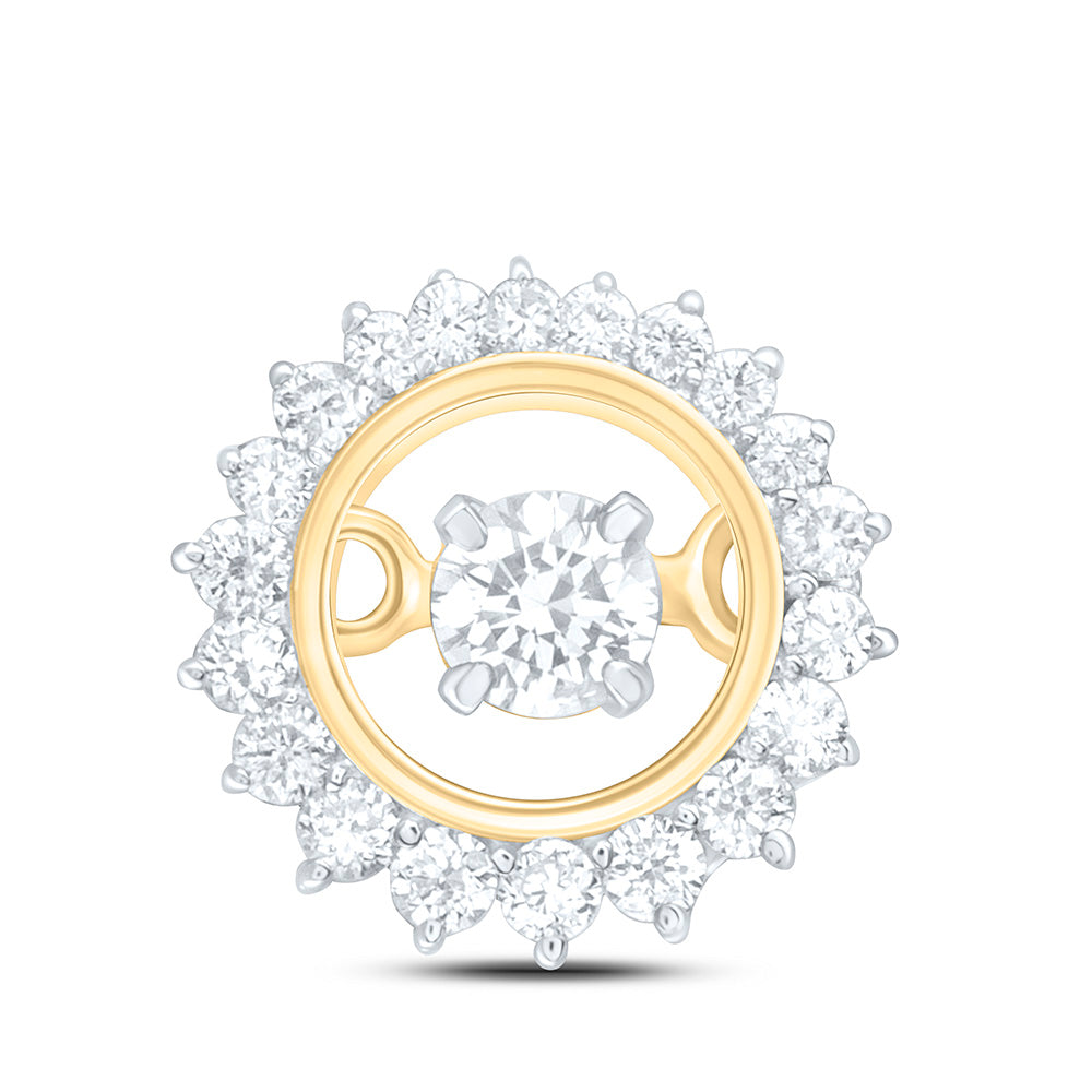 1/6CTW-NAT DIA CN TWINKLE FASHION ROUND PENDANT Daisy Joyeria