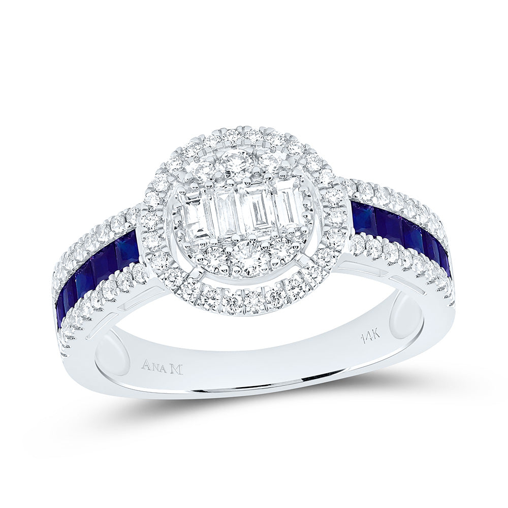 5/8CTW-NAT DIA ANA M 5/8CT-PR-BS NAT GEM ROUND RING Daisy Joyeria