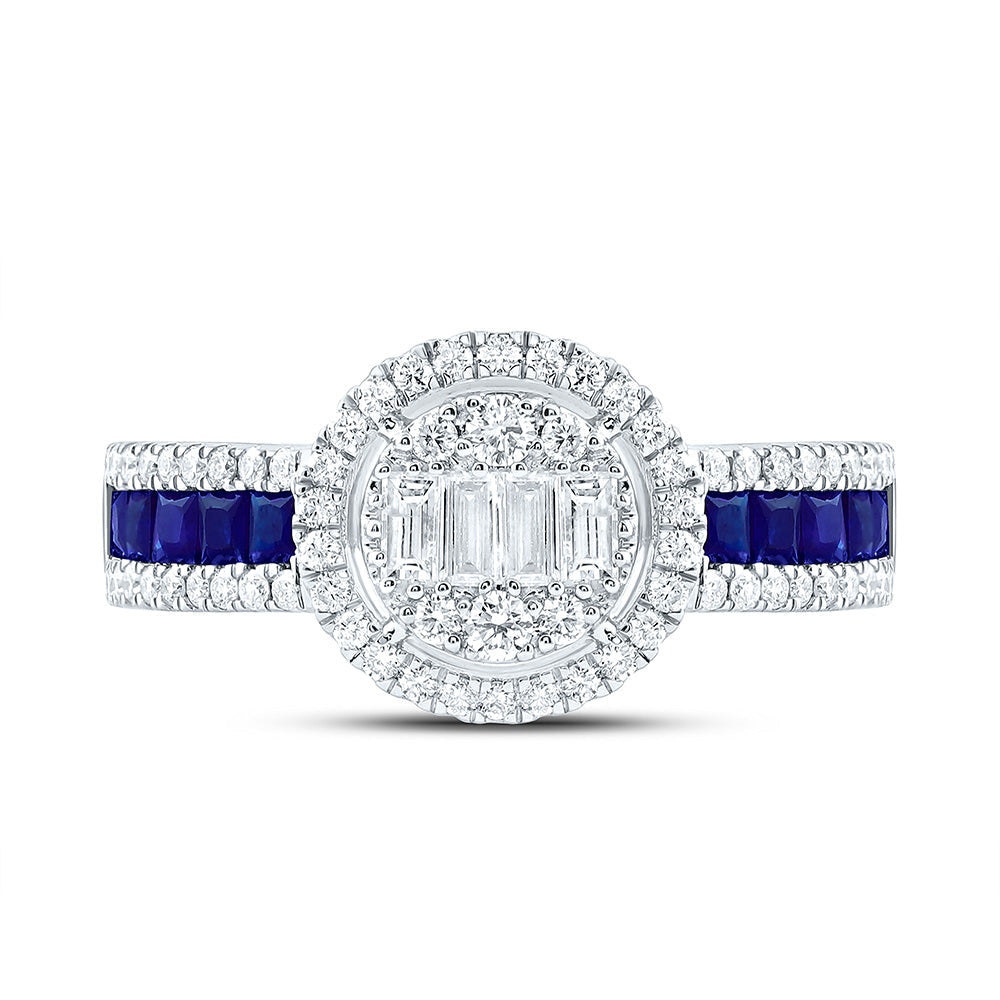 5/8CTW-NAT DIA ANA M 5/8CT-PR-BS NAT GEM ROUND RING Daisy Joyeria