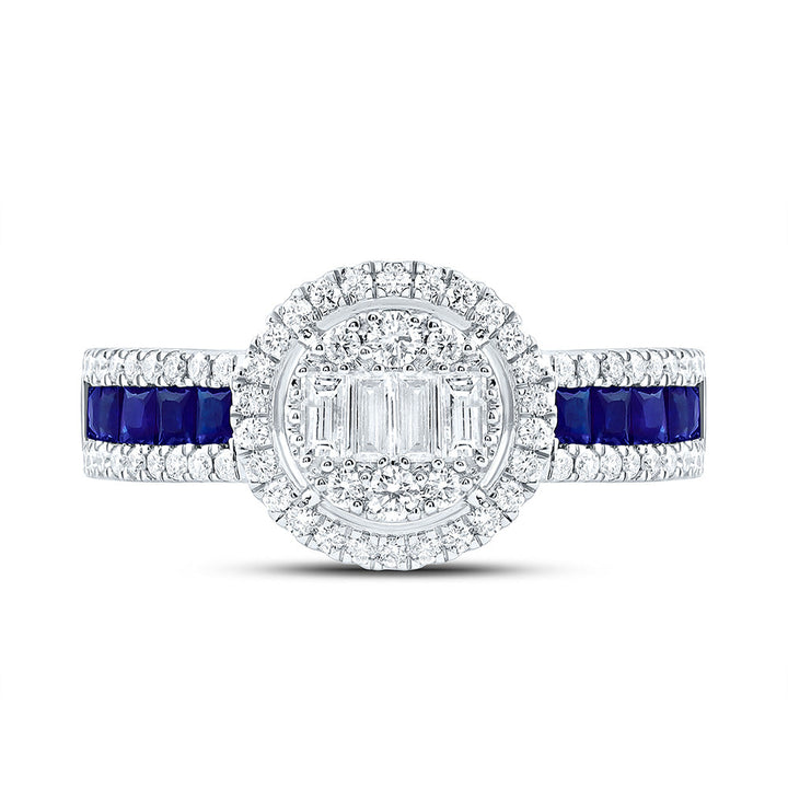 5/8CTW-NAT DIA ANA M 5/8CT-PR-BS NAT GEM ROUND RING Daisy Joyeria