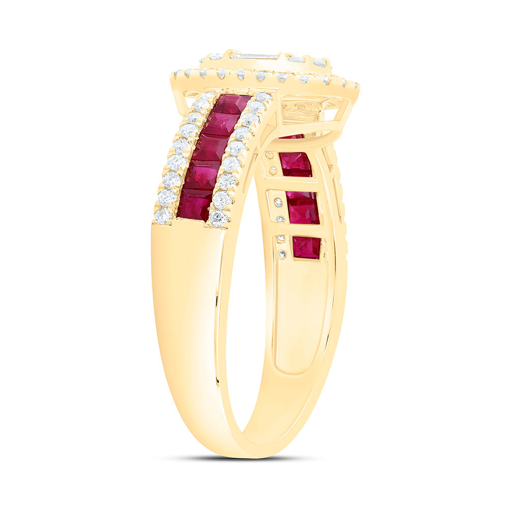 1/2CTW-NAT DIA ANA M 1/2CT-PR-RU NAT GEM OVAL RING Daisy Joyeria