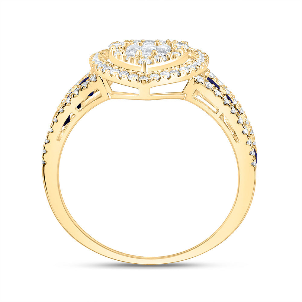 5/8CTW-NAT DIA ANA M 5/8CT-PR-BS NAT GEM HEART RING Daisy Joyeria