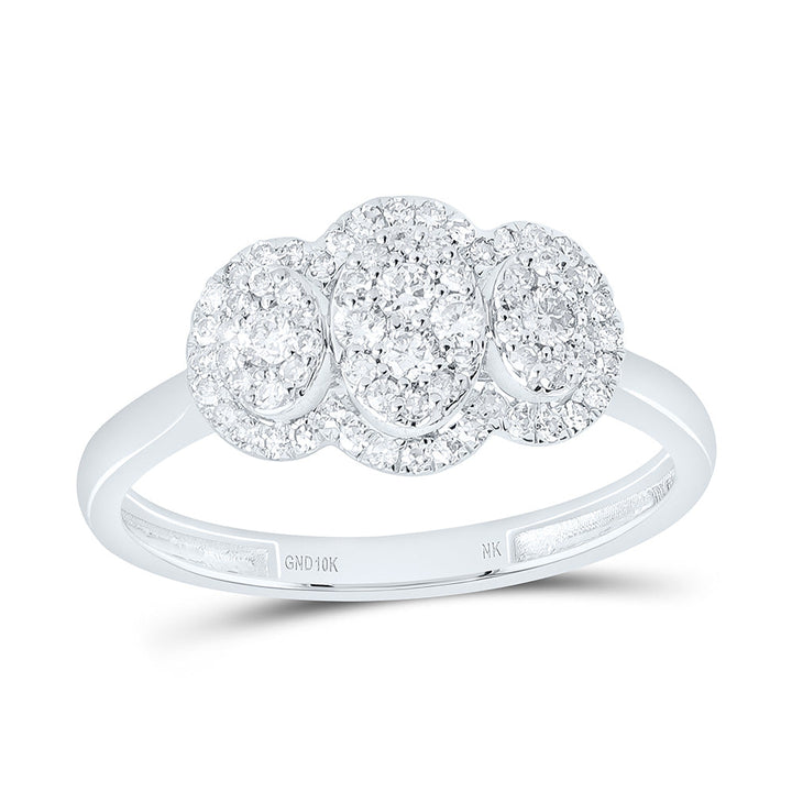 3/8CTW-NAT DIA NK FASHION RING Daisy Joyeria