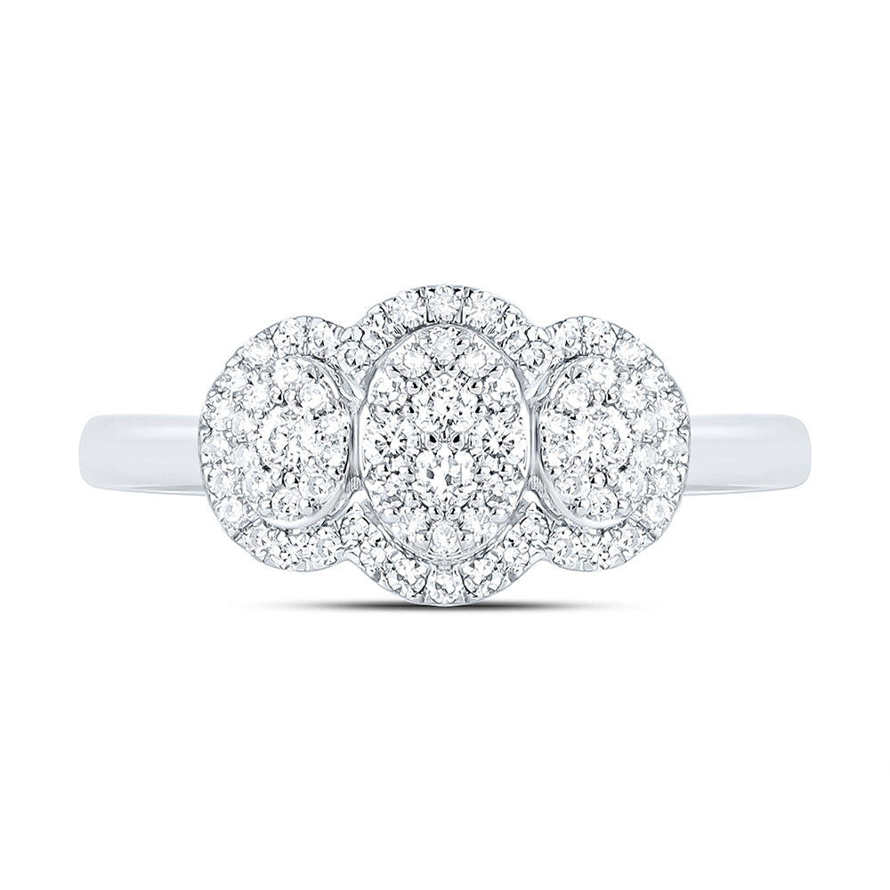3/8CTW-NAT DIA NK FASHION RING Daisy Joyeria