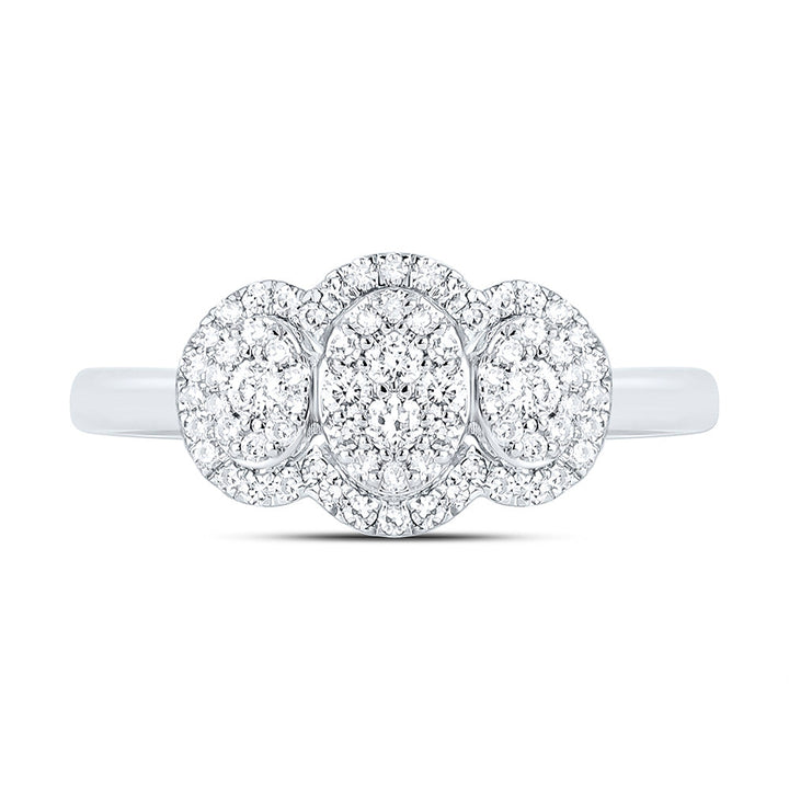 3/8CTW-NAT DIA NK FASHION RING Daisy Joyeria