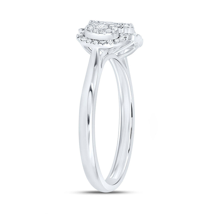 3/8CTW-NAT DIA NK FASHION RING Daisy Joyeria