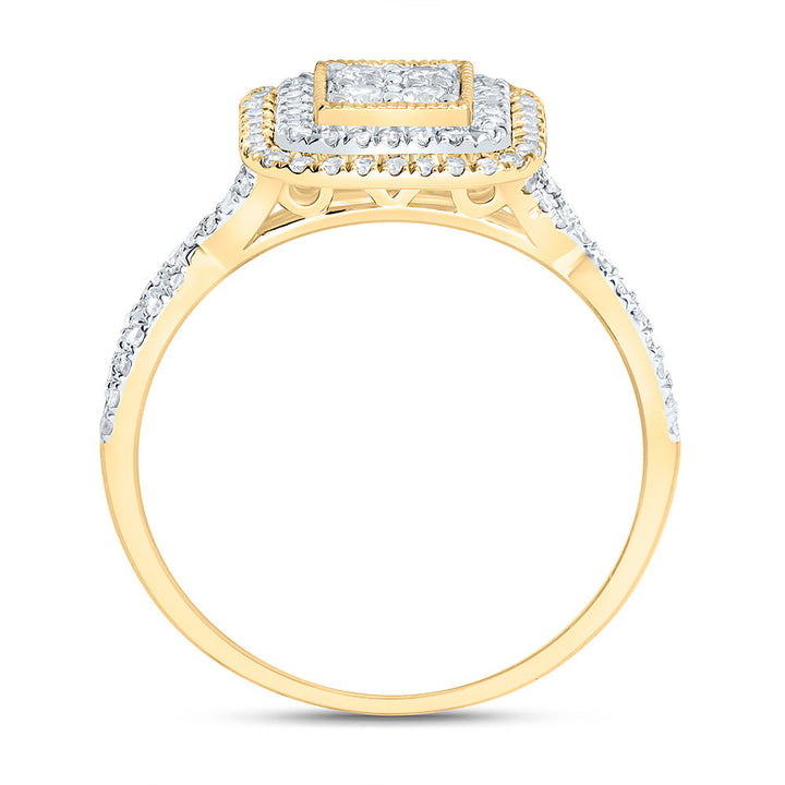1/2CTW-NAT DIA NK FASHION RING Daisy Joyeria