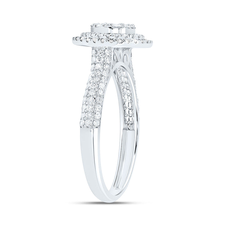 5/8CTW-NAT DIA NK FASHION ROUND RING Daisy Joyeria