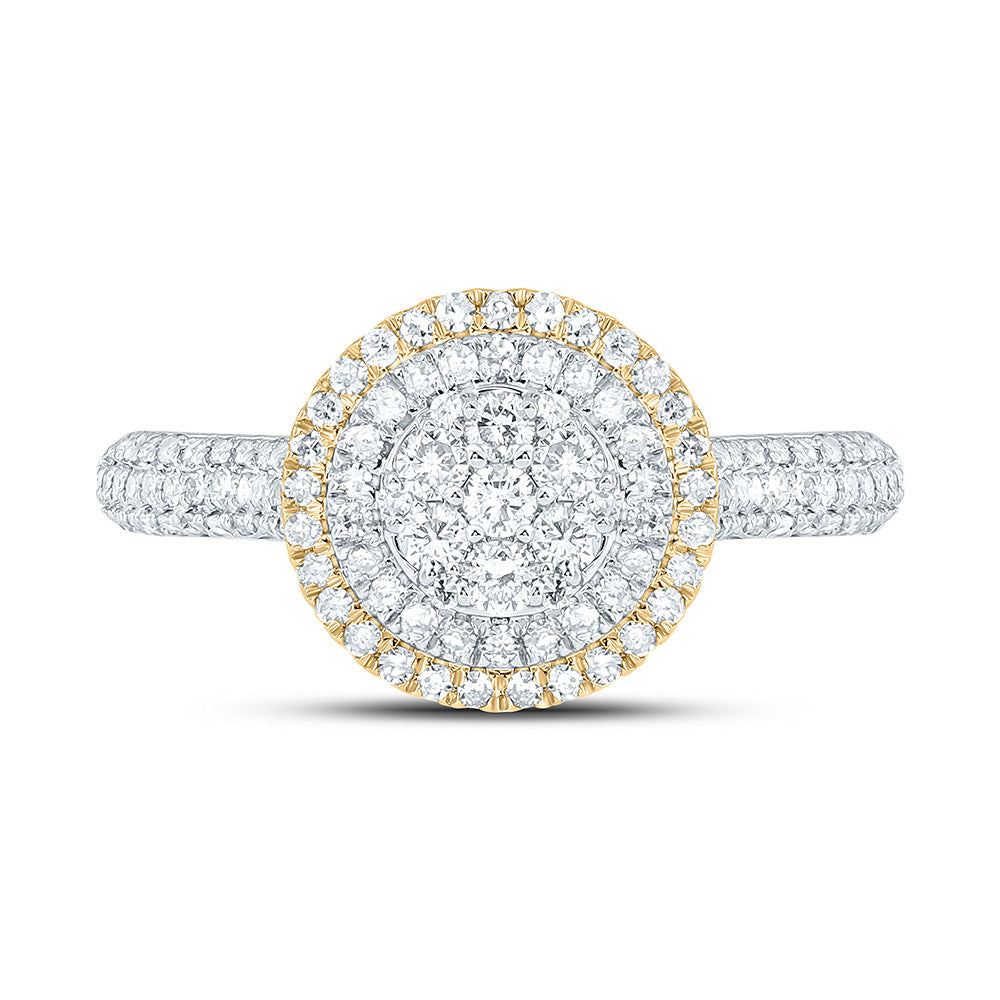 5/8CTW-NAT DIA NK FASHION ROUND RING Daisy Joyeria