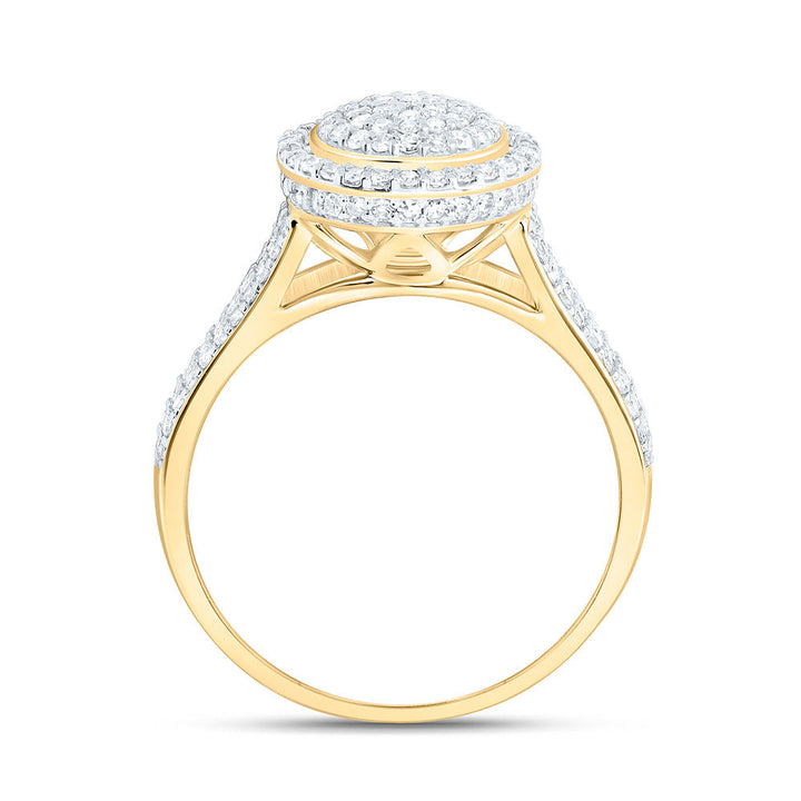 5/8CTW-NAT DIA NK FASHION ROUND RING Daisy Joyeria
