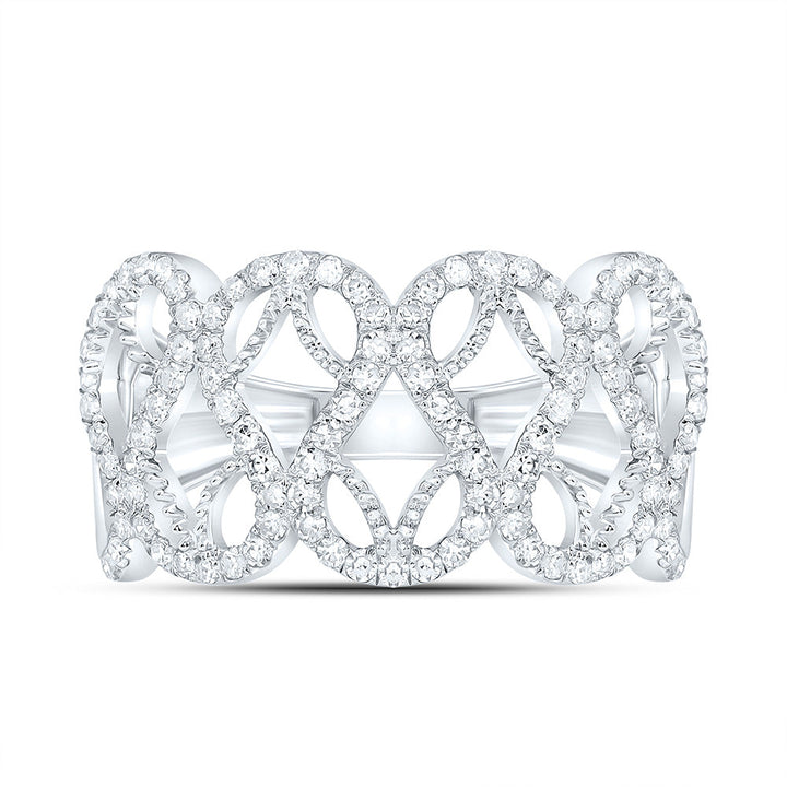 3/8CTW-NAT DIA NK FASHION RING Daisy Joyeria