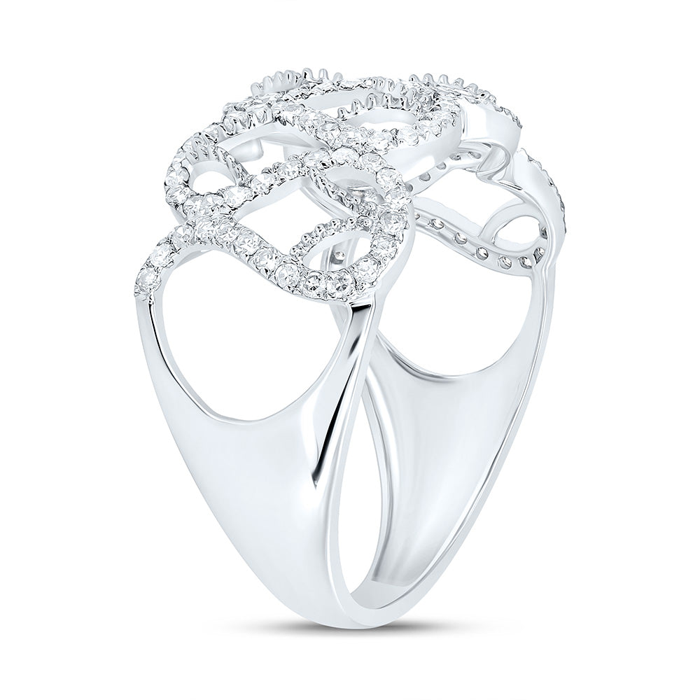 3/8CTW-NAT DIA NK FASHION RING Daisy Joyeria