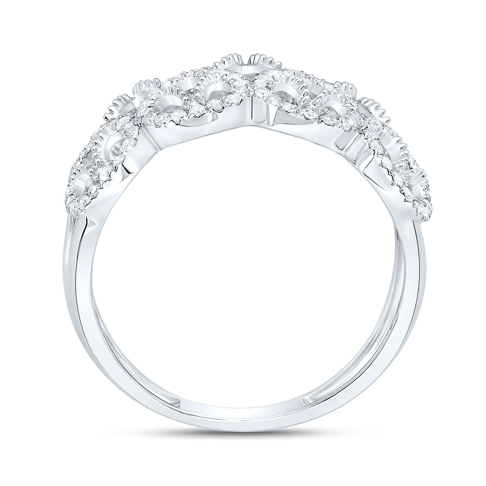 3/8CTW-NAT DIA NK FASHION RING Daisy Joyeria