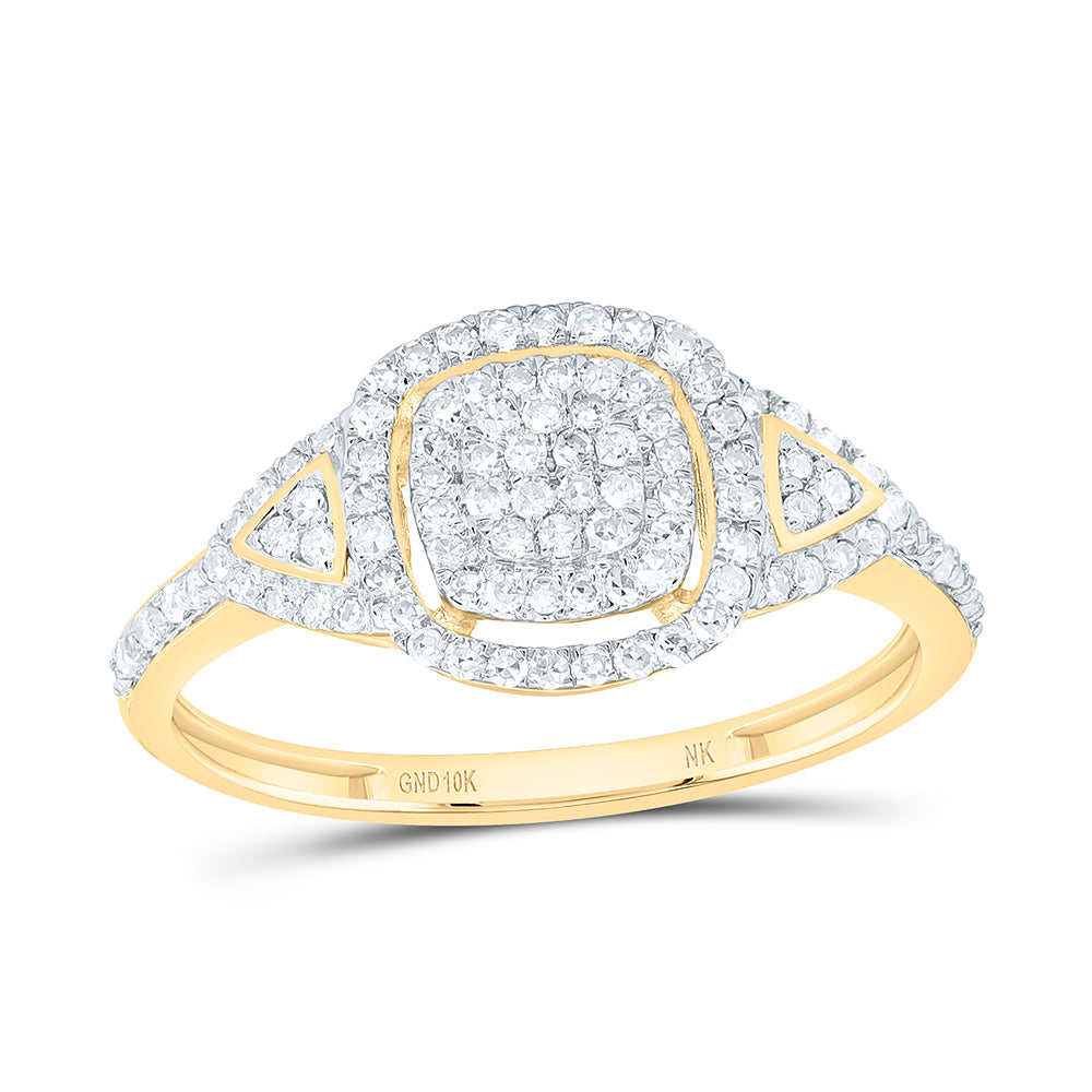 1/3CTW-NAT DIA NK FASHION RING Daisy Joyeria