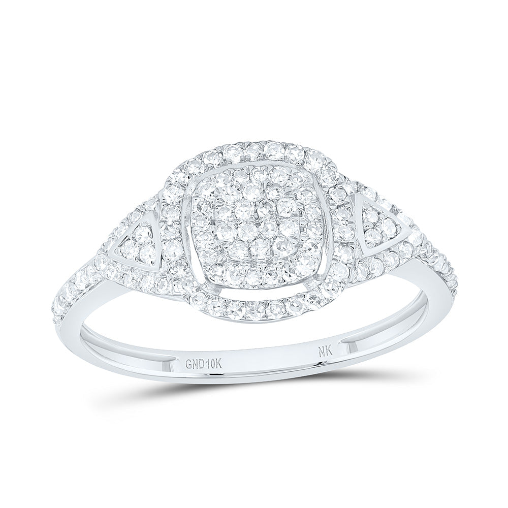 1/3CTW-NAT DIA NK FASHION RING Daisy Joyeria