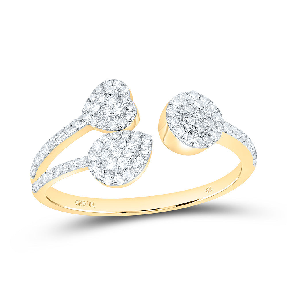 1/3CTW-NAT DIA NK FASHION RING Daisy Joyeria