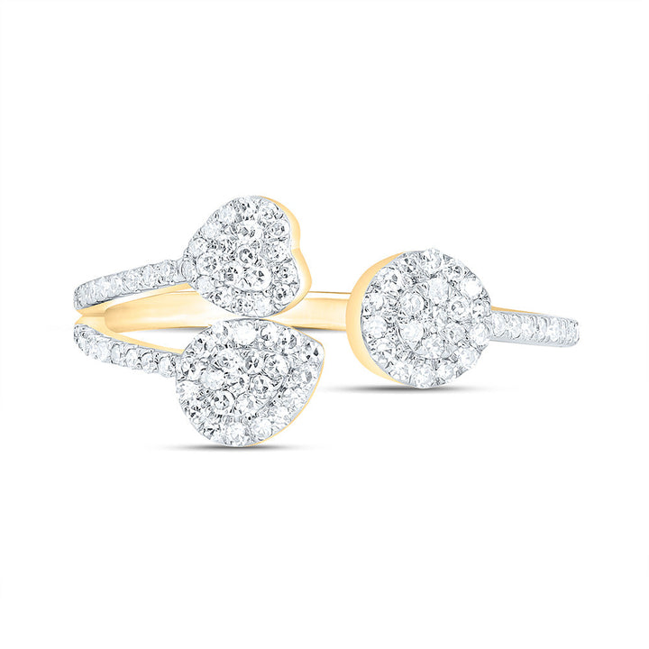 1/3CTW-NAT DIA NK FASHION RING Daisy Joyeria
