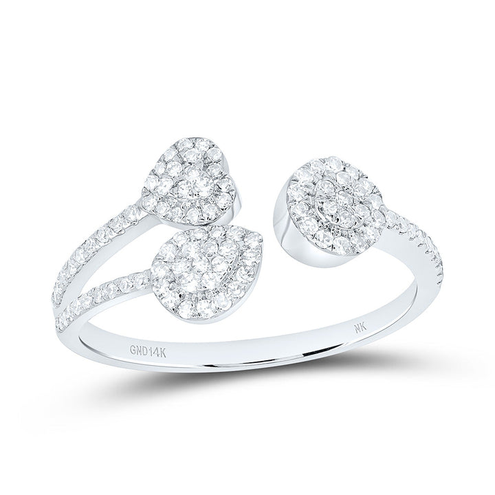 1/3CTW-NAT DIA NK FASHION RING Daisy Joyeria